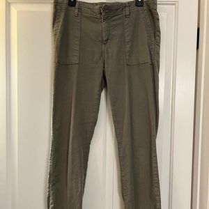 Joie Painter Fatique straight leg Olive Green trousers- 29